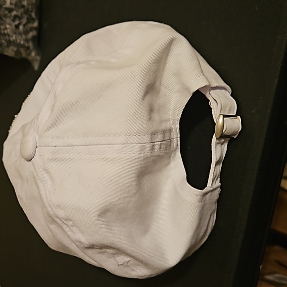 David and Young white Bride Basball cap.  IN EUC - Picture 2 of 3